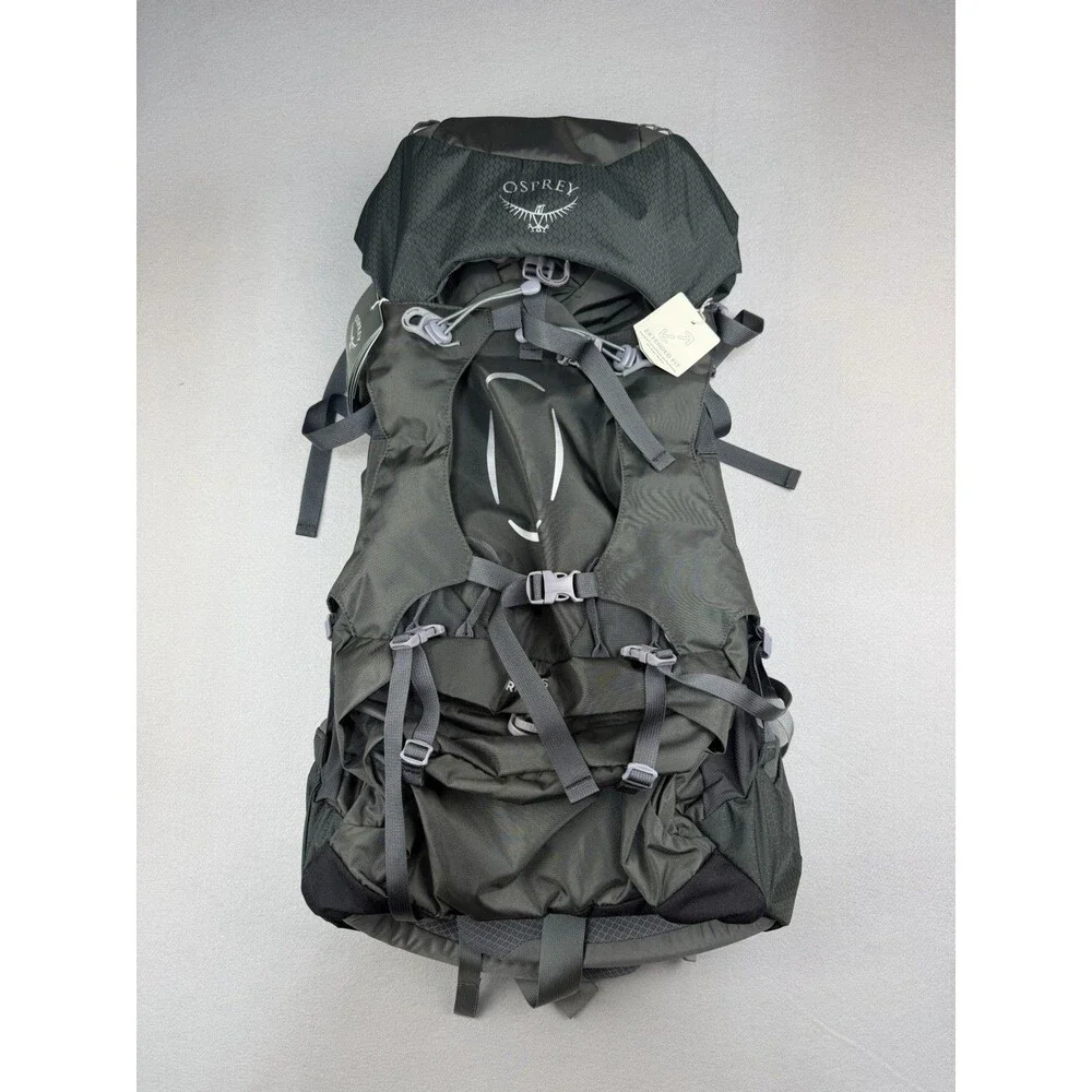 NWT Osprey Ariel 65 L Women’s Hiking Backpack Camping Pack Green Gray 3967 Cu.in - Picture 1 of 16